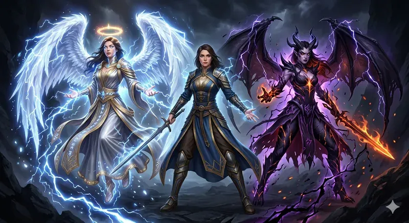 God Vs Devil Transformation Generator