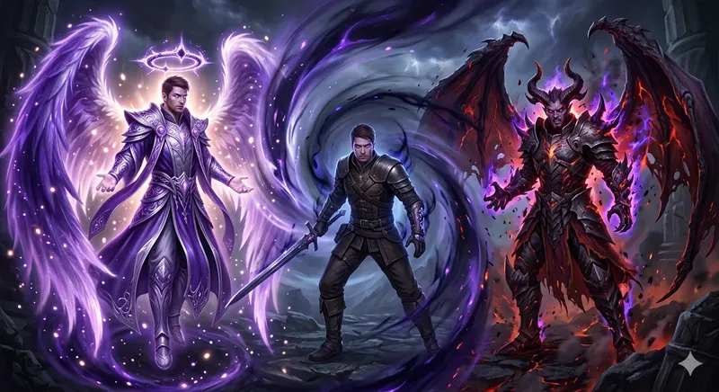 God Vs Devil Transformation Generator