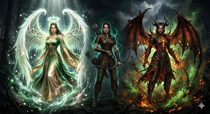 God Vs Devil Transformation Generator