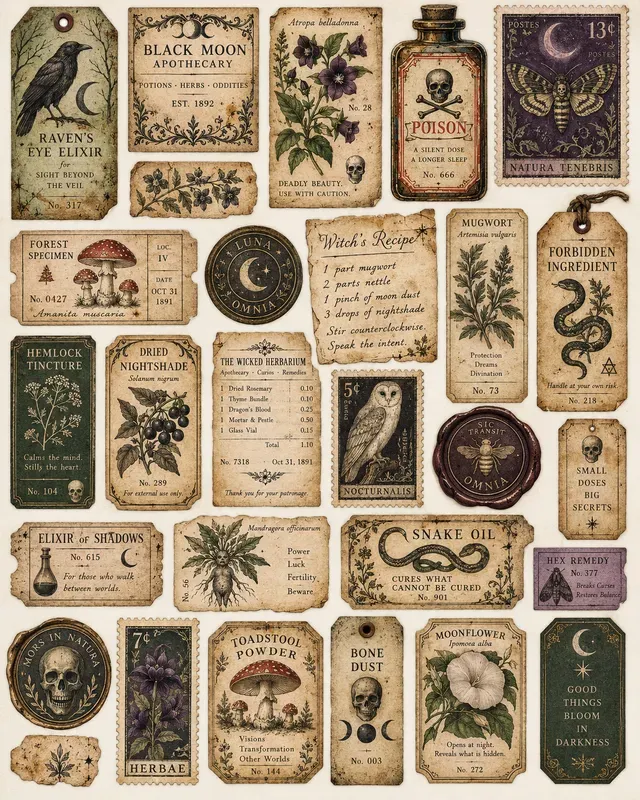 Halloween Ephemera Generator