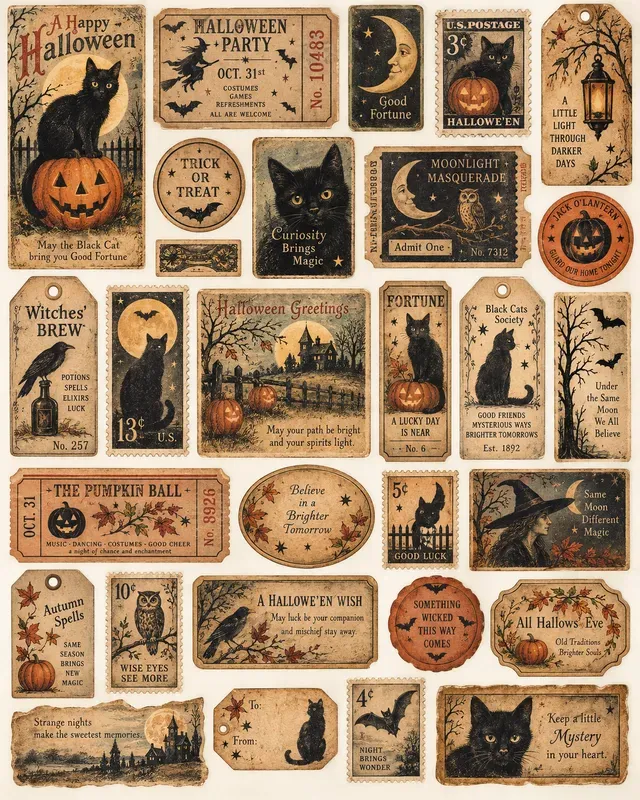 Halloween Ephemera Generator