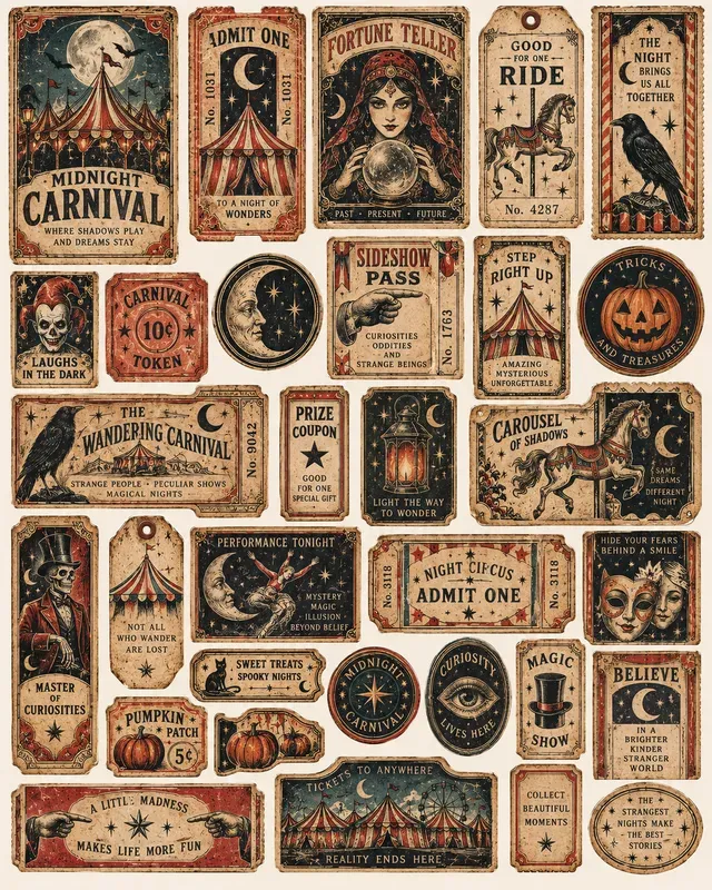 Halloween Ephemera Generator