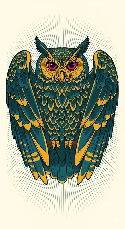 Vibrant Vector Nouveau Posters