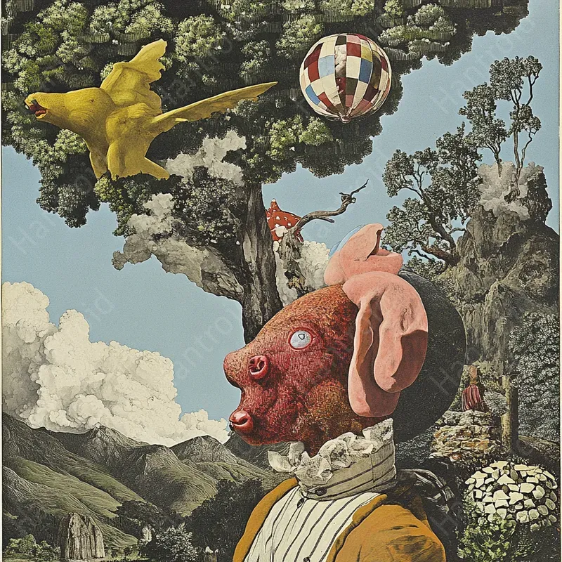 Surreal Collage Dreamscapes