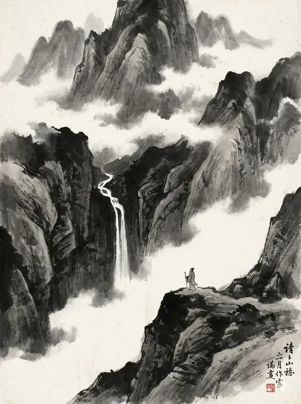 Zen Ink Wash Painting Generator