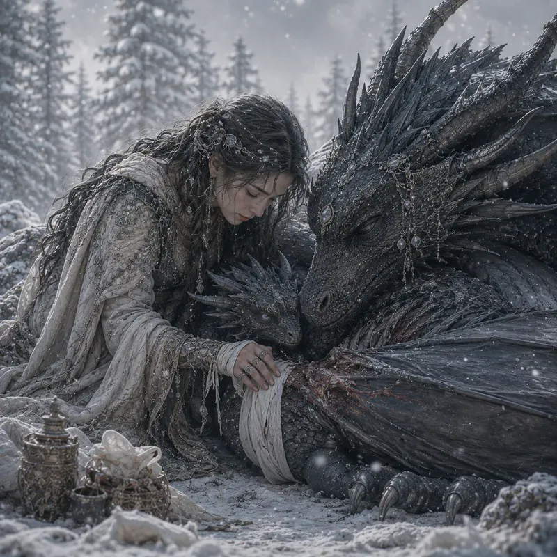 Snowbound Dragon Bonds