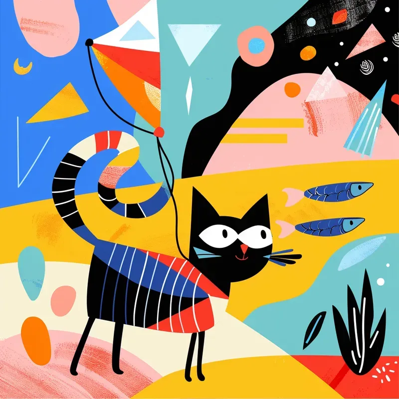 Quirky Pop Art Animal Illustrations