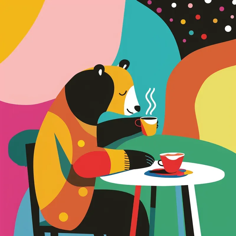 Quirky Pop Art Animal Illustrations