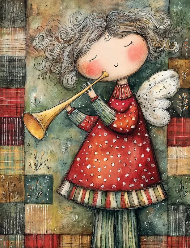 Christmas Plaid Junk Journal Pages