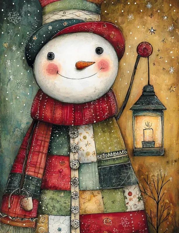 Christmas Plaid Junk Journal Pages