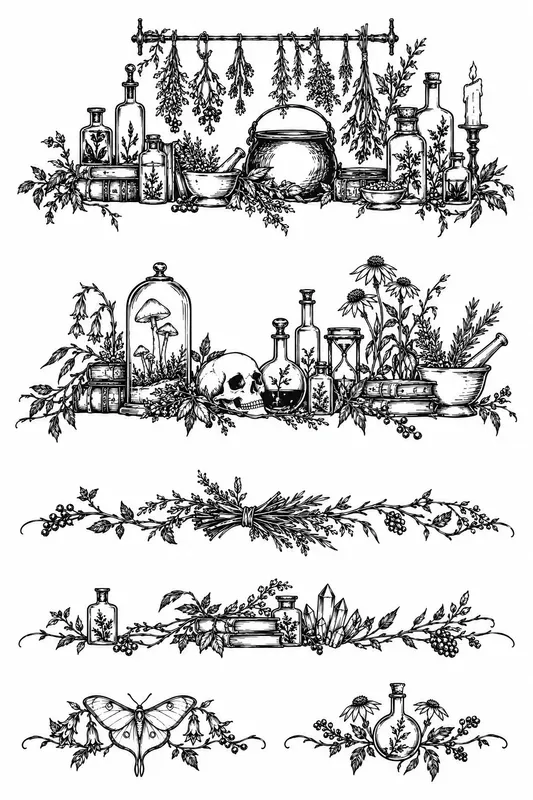 Halloween Chapteropening Ornament Sets