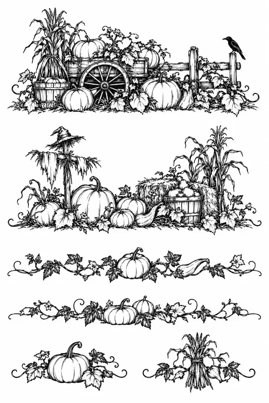 Halloween Chapteropening Ornament Sets