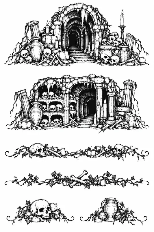 Halloween Chapteropening Ornament Sets