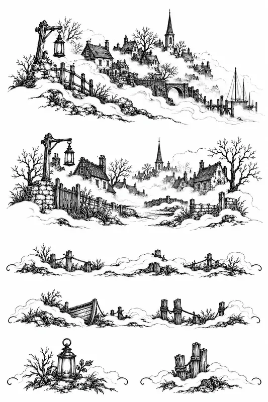 Halloween Chapteropening Ornament Sets
