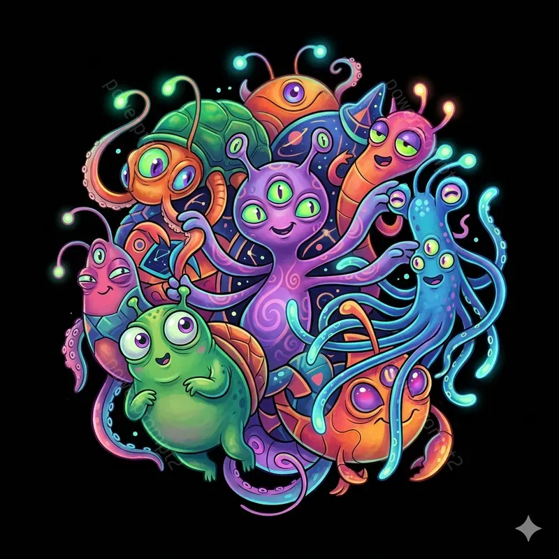 Vibrant Caricature Art