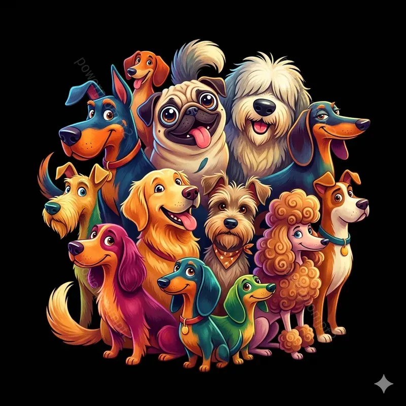 Vibrant Caricature Art