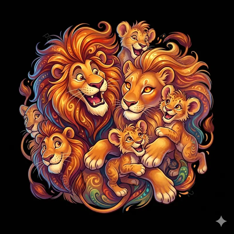 Vibrant Caricature Art