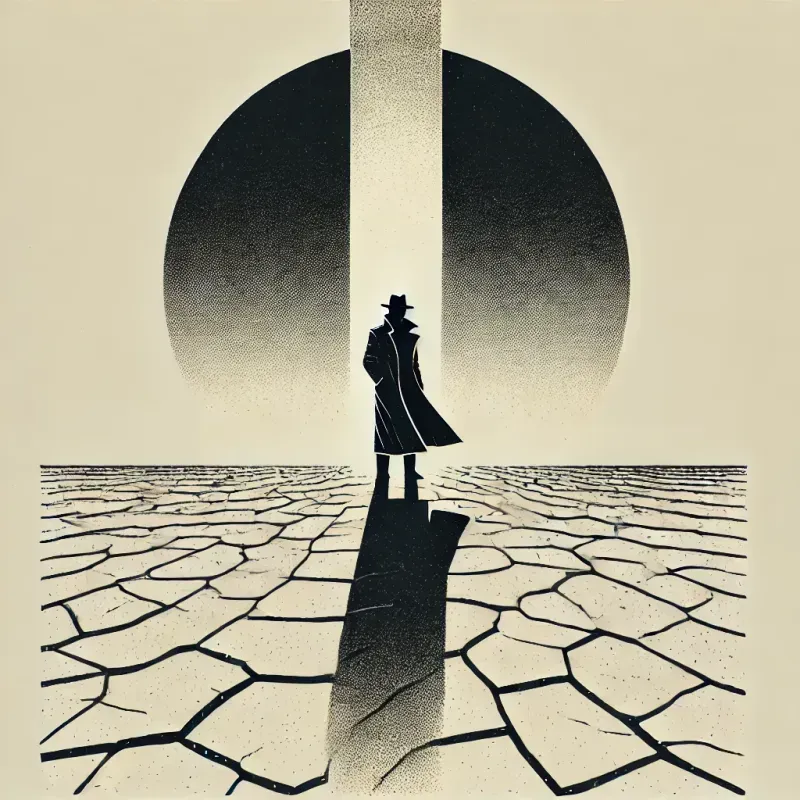 Minimalist Dystopian Book Cover Concepts