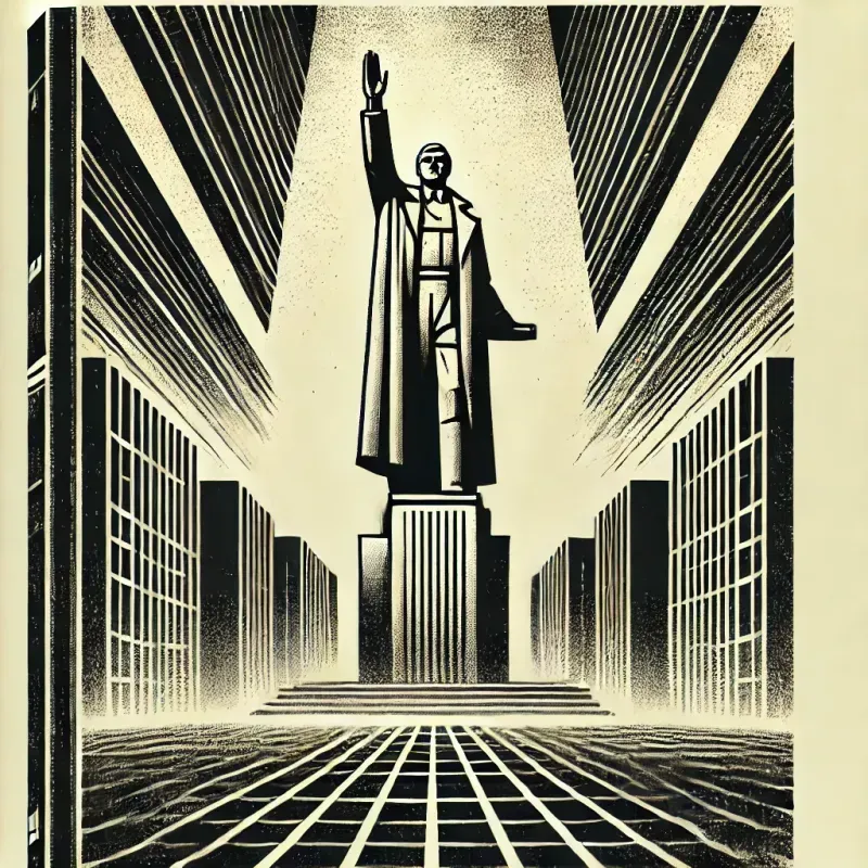 Minimalist Dystopian Book Cover Concepts