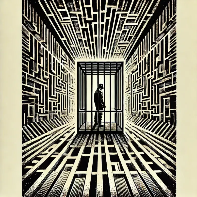 Minimalist Dystopian Book Cover Concepts