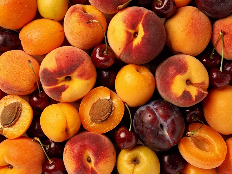 Fruit Texture Full Frame Food Art Designs