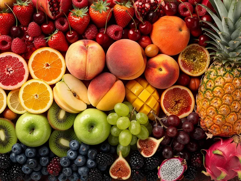 Fruit Texture Full Frame Food Art Designs
