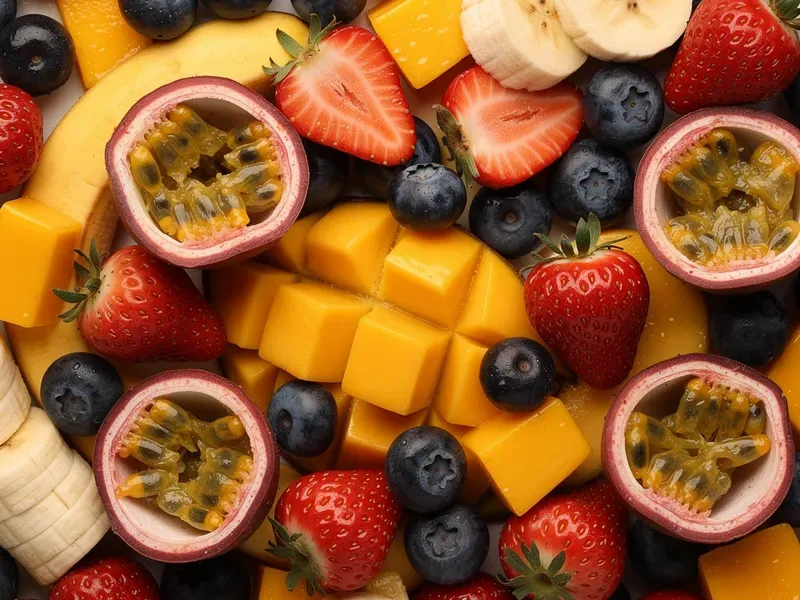 Fruit Texture Full Frame Food Art Designs