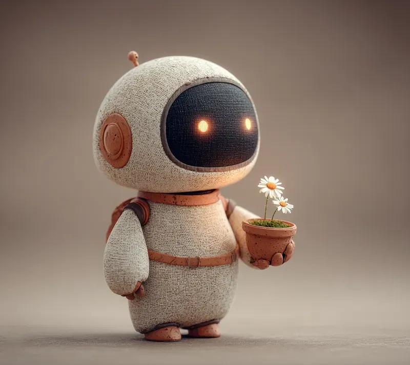 Cute Pixar Clay Render Art