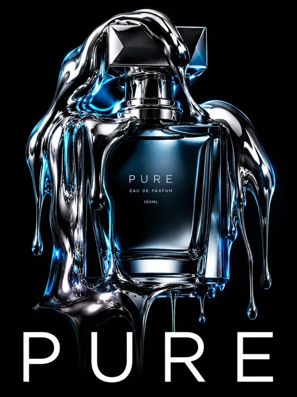 Avantgarde Liquid Chrome Posters