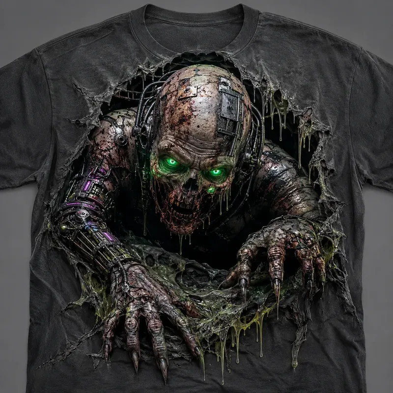 Horror Illusion Monster Shirts