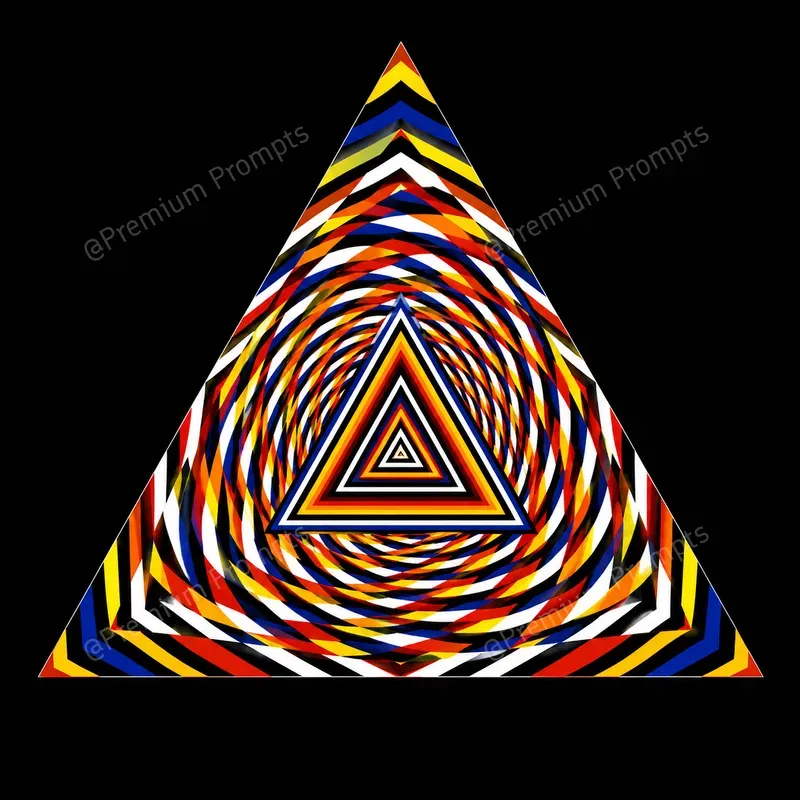 Optical Illusions Colorful Mandalas Art