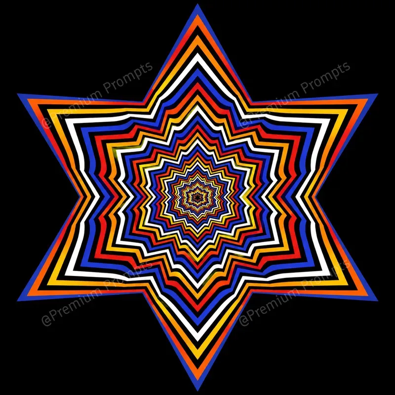 Optical Illusions Colorful Mandalas Art