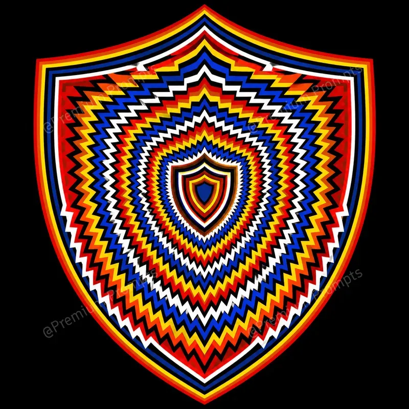 Optical Illusions Colorful Mandalas Art