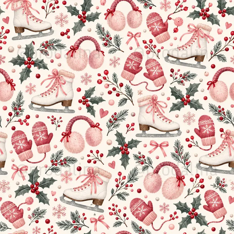 Cozy Snow Days Seamless Patterns