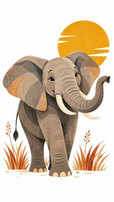 African Bush Animals Postcards