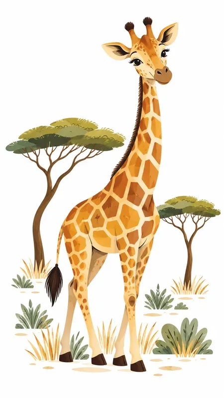 African Bush Animals Postcards