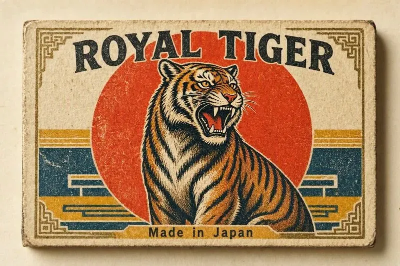 Vintage Matchbox Label Art Generator