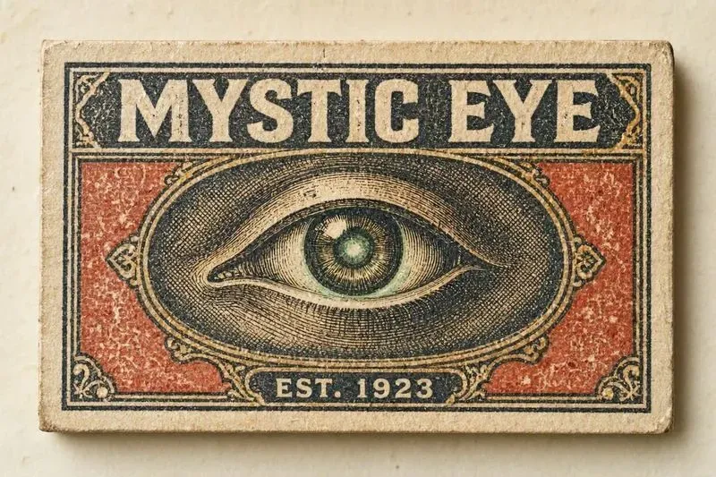 Vintage Matchbox Label Art Generator