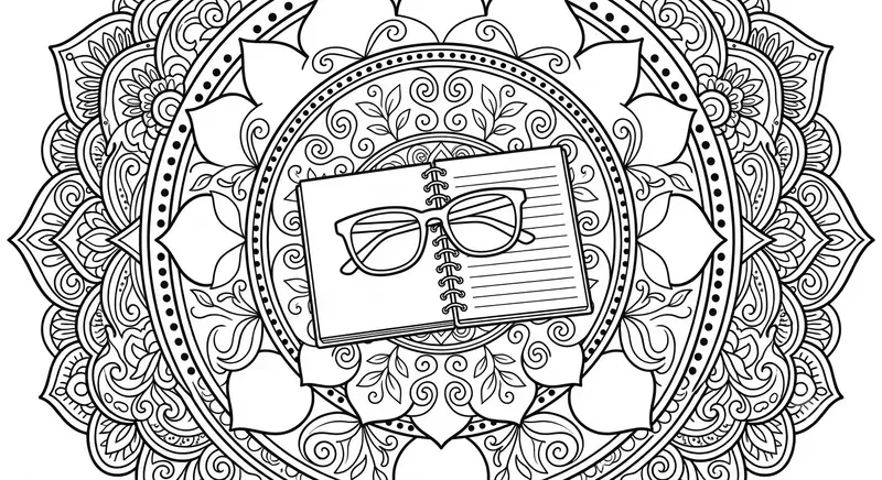 Calm Desk Mindful Coloring Page Makers