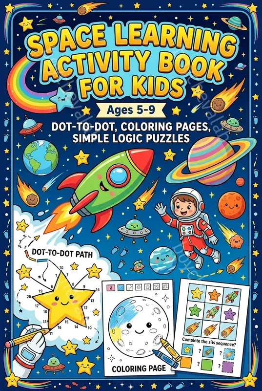 Kids Activity Book Cover Generator