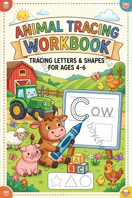 Kids Activity Book Cover Generator