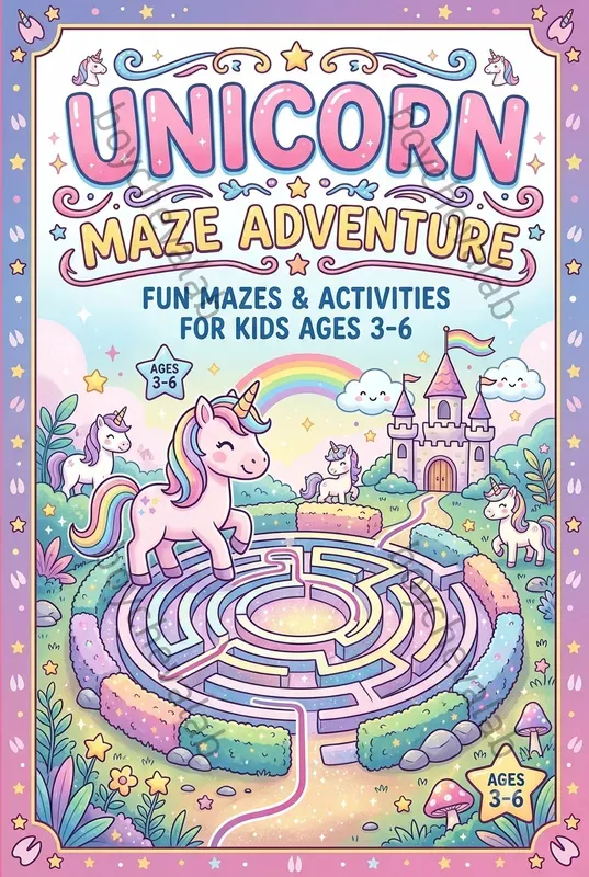Kids Activity Book Cover Generator