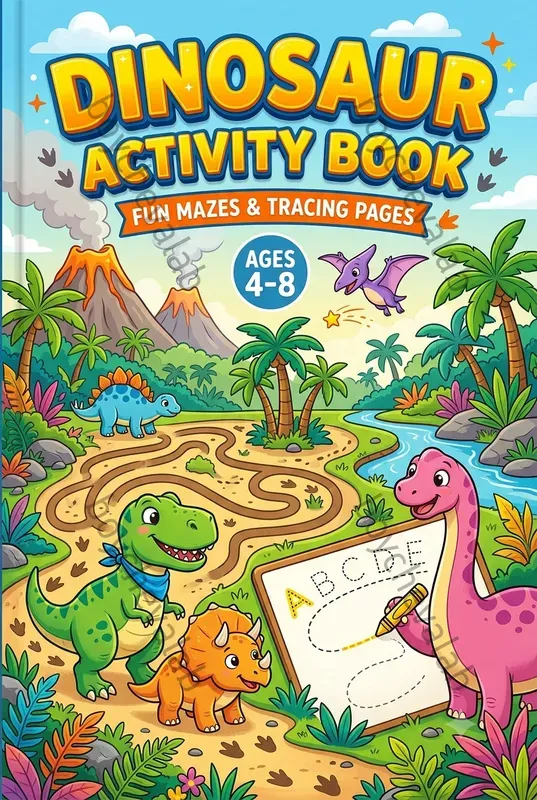 Kids Activity Book Cover Generator