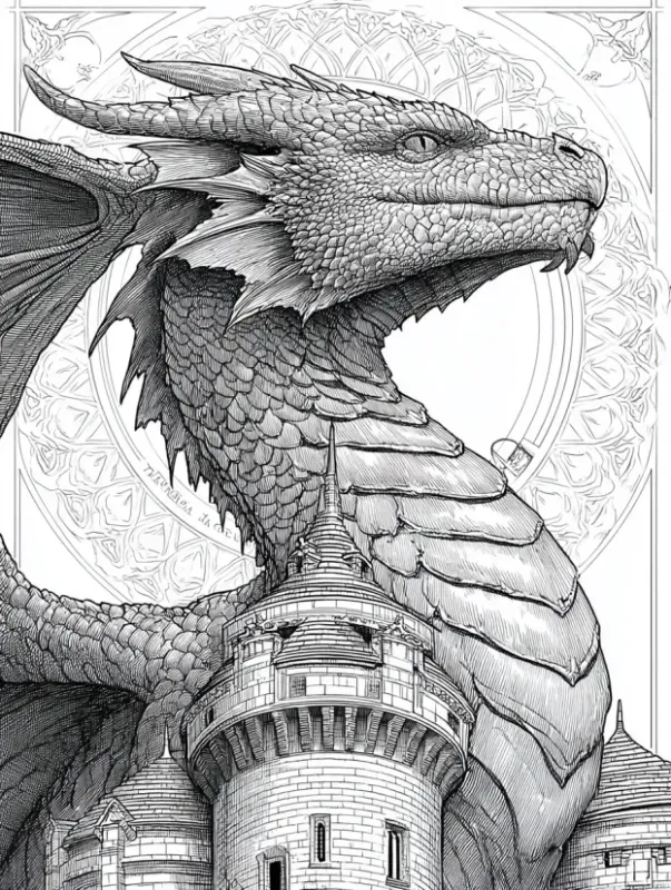 Intricate Adult Coloring Pages