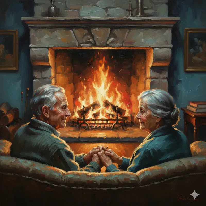 Cinematic Romantic Oil Paintings