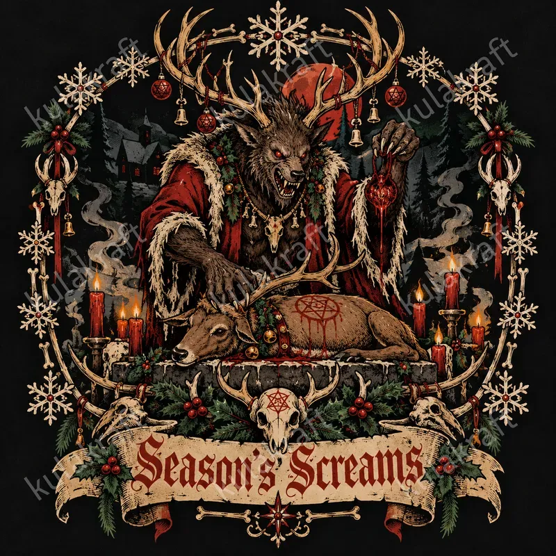 Holiday Horror Tshirt Designs