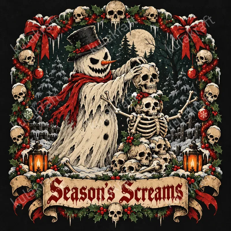 Holiday Horror Tshirt Designs