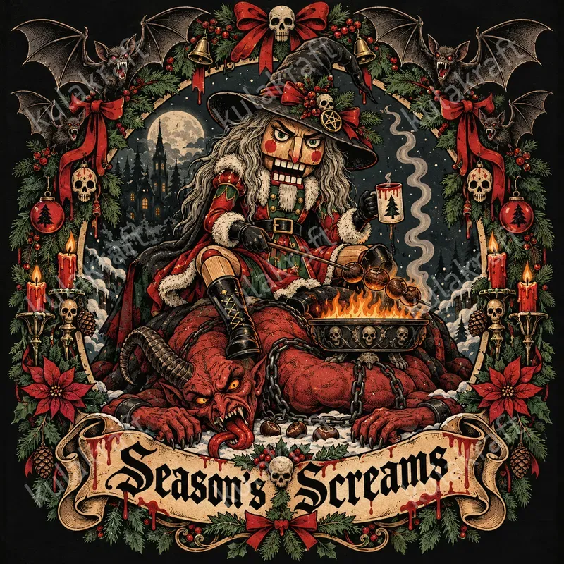 Holiday Horror Tshirt Designs