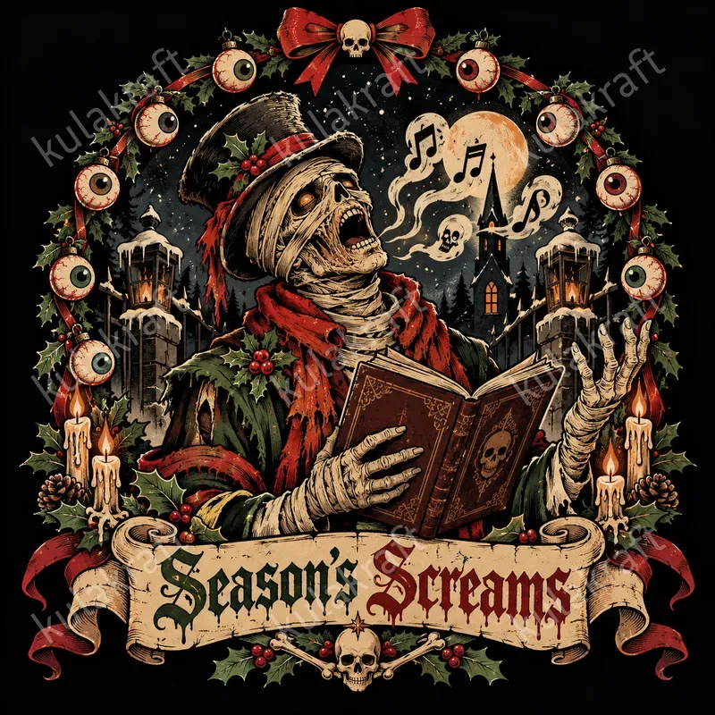Holiday Horror Tshirt Designs