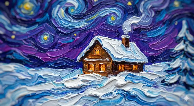 3D Fauvist Miniature Oilpaint Worlds